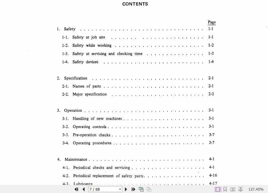 Kobelco Wheel Loader LK700A Operators Manual 2