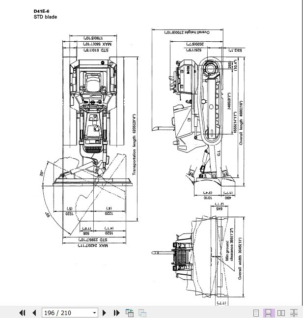 Komatsu Bulldozer D41E 6P 6 Operator Maintenance ManualEN SEAM008102 4
