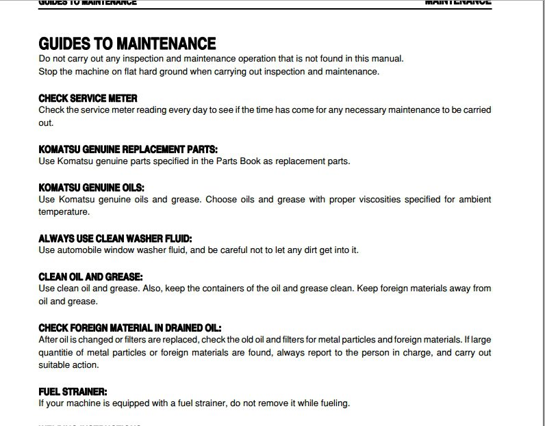 Komatsu Bulldozer D475A 3 Operator Maintenance ManualEN SEAM046800T 3