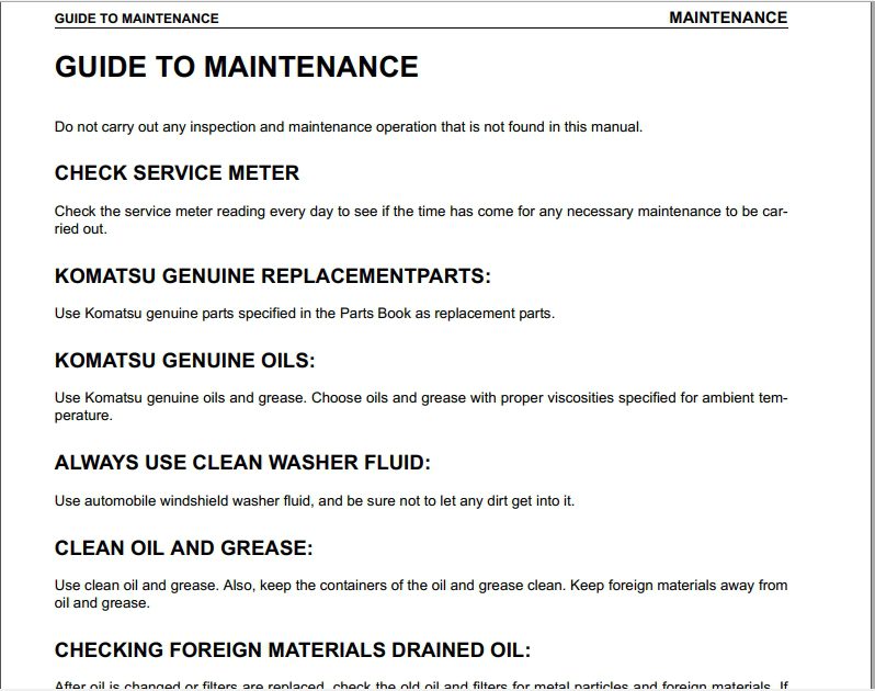 Komatsu Bulldozer D61EXPX Operator Maintenance ManualEN SEAM035003T 3