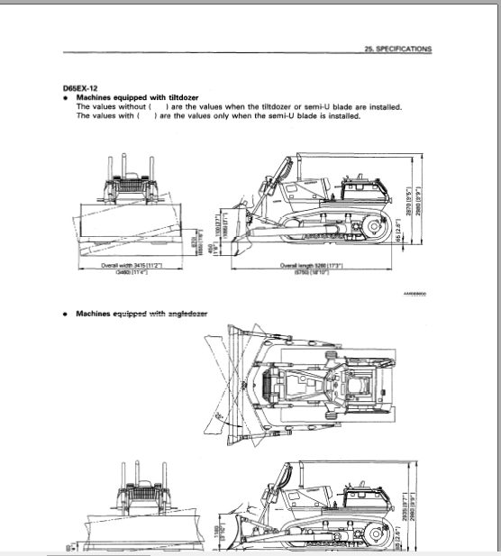 Komatsu Bulldozer D65EXPX Operator Maintenance ManualEN SEAM007204 4