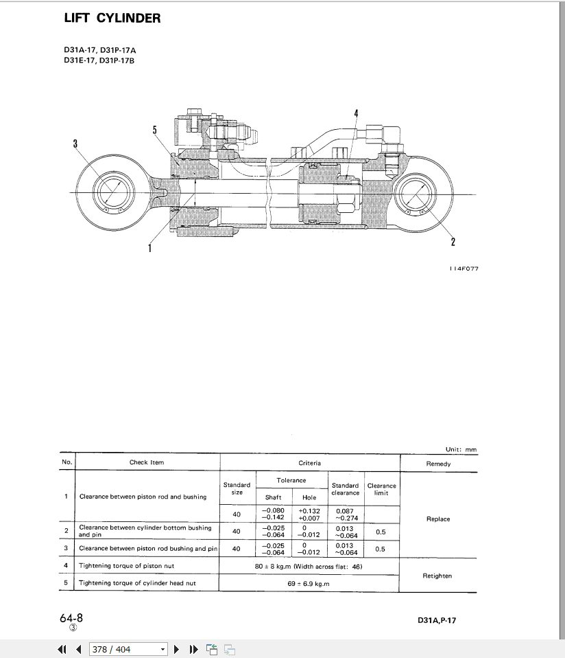 Komatsu D31AE 17 Shop ManualEN 4