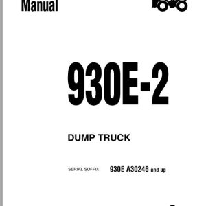 Komatsu Dump Truck 930E 2 A3246 and up Operation Maintenance Manual CEAM010001 1