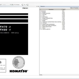 Komatsu Forklift USA CSS Part EPC 1020196