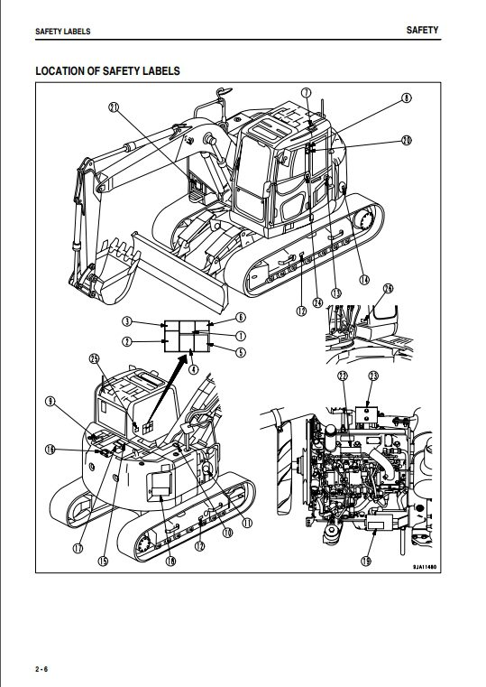 Komatsu Hydraulic Excavator PC138US 8 PC138USLC 826284 and up Operation Maintenance ManualEN TEN00530 00 3
