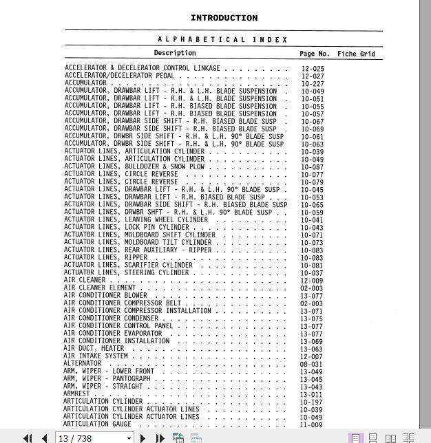 Komatsu MOTOR GRADER 850 4151R2PM Parts Book 3