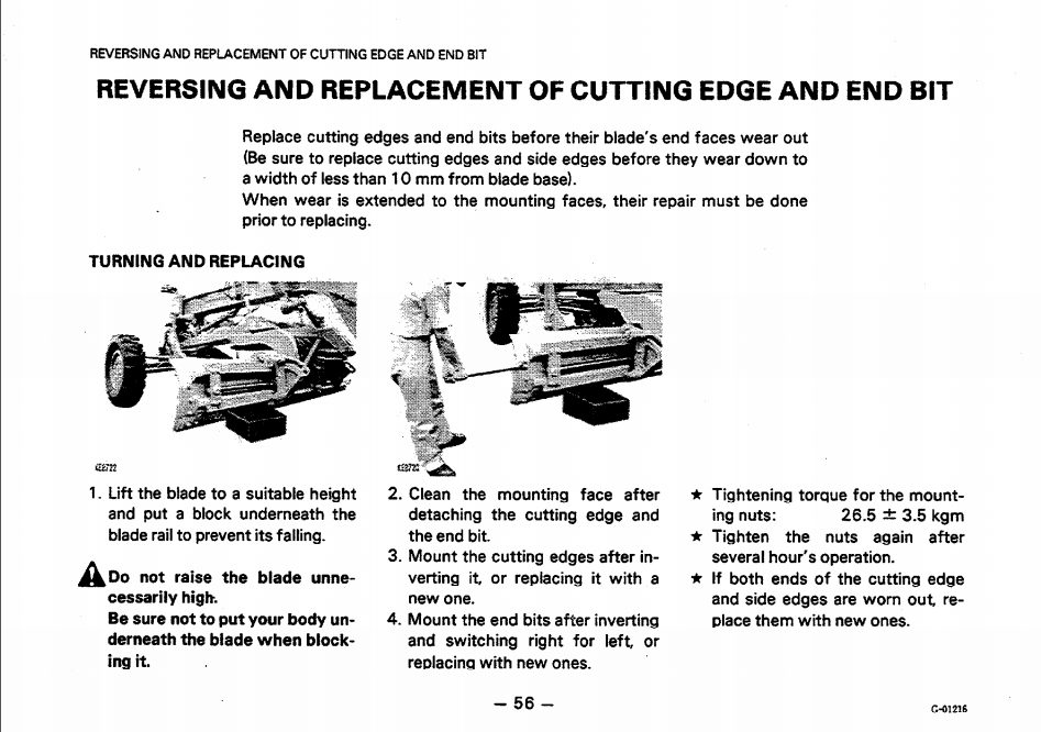 Komatsu Motor Grader GD511A 1 GD521A 1 GD523A 1 30099andup Operation Maintenance Manual 4