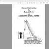 Liebherr LTM 10501 899618008 Service Manual