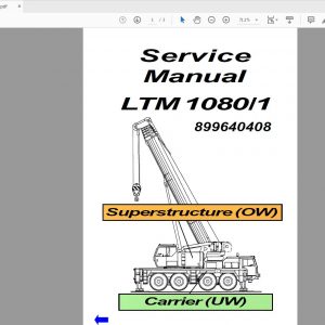 Liebherr LTM 1080 1 Service ManualEN 1