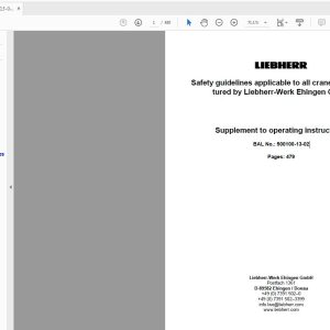 Liebherr LTM 1090 1 Safety ManualEN 1