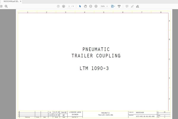 Liebherr LTM 1090 41 Schematic Electric Hydraulic PneumaticEN 1