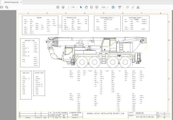 Liebherr LTM 1090 41 Schematic Electric Hydraulic PneumaticEN 4