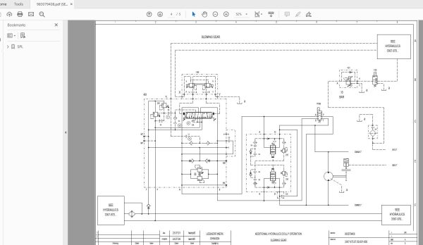 Liebherr LTM 1100 52 Schematic Schematic Electric Hydraulic PneumaticEN 3