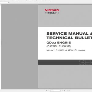 NISSANUNICARRIERS Forklift Service Manual PDF4