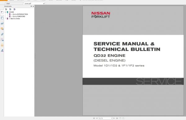 NISSANUNICARRIERS Forklift Service Manual PDF4