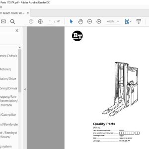 BT Reach Truck SR 1