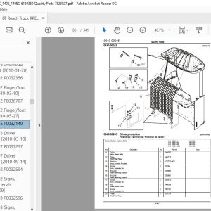 BT Reach Truck Series RRE140140C140E140EC Quality Parts 3