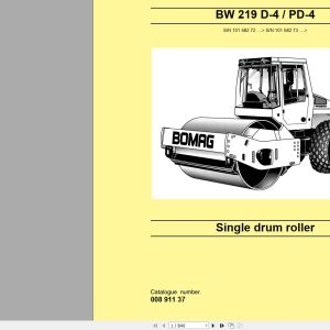 Bomag BW 219 D 4PD 4 Service Manual 1