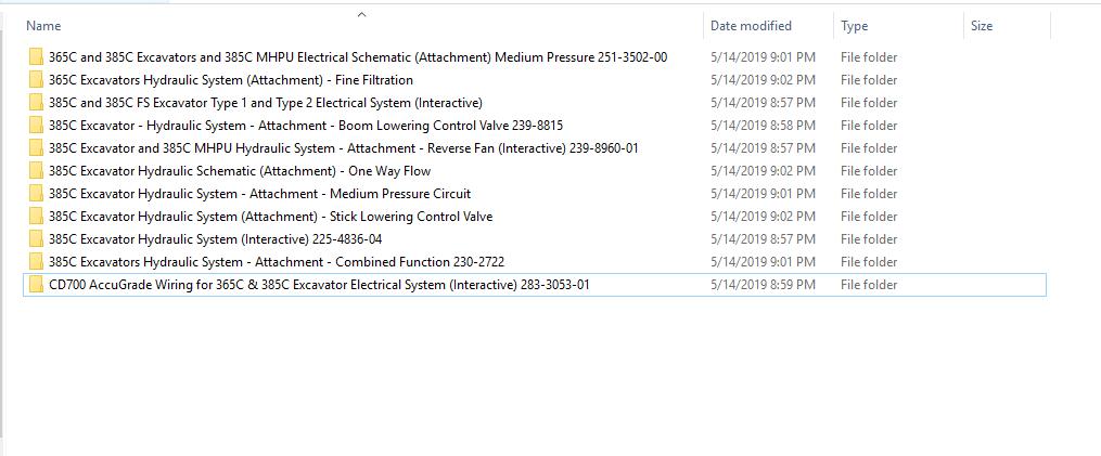 CAT 365C385C SBE1 UP Excavator HydraulicElectrical System   Attachment 1