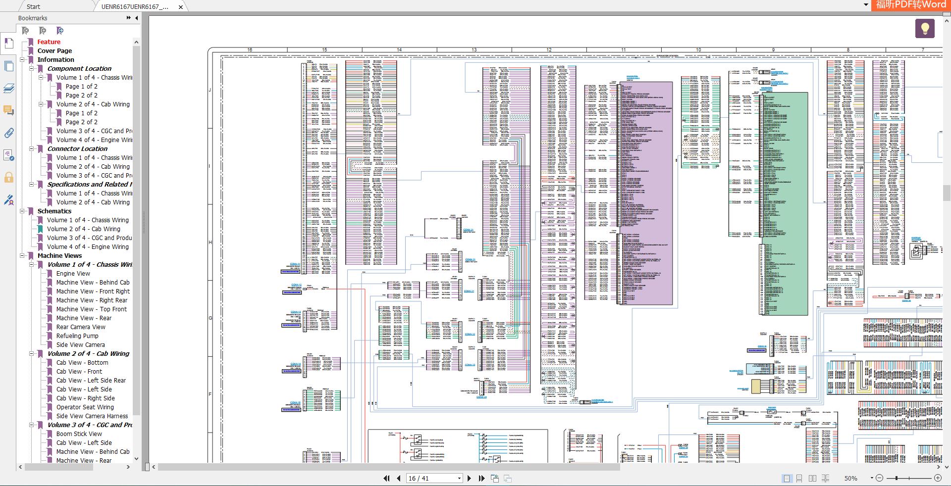 CAT Excavator 316F and 318F Schematic2