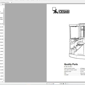 CESAB FORKLIFT REACH TRUCKS PART MANUALS3