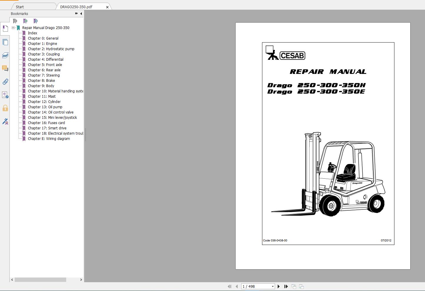 CESAB FORKLIFT SERVICE MANUALS2
