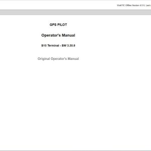 CLAAS WebTIC Offline 112019 Repair and Service Documentation5