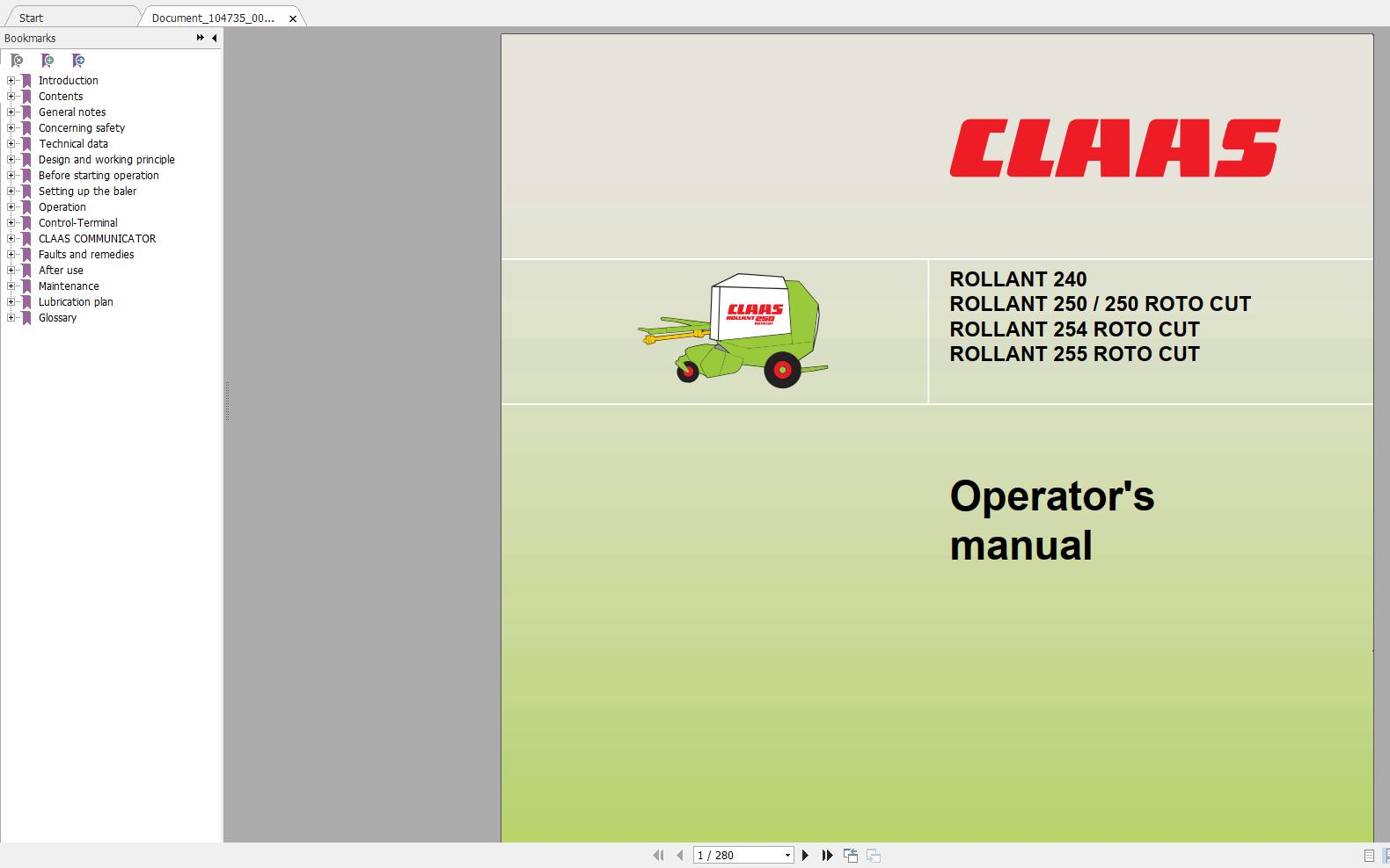 CLAAS WebTIC Offline 112019 Repair and Service Documentation8 1