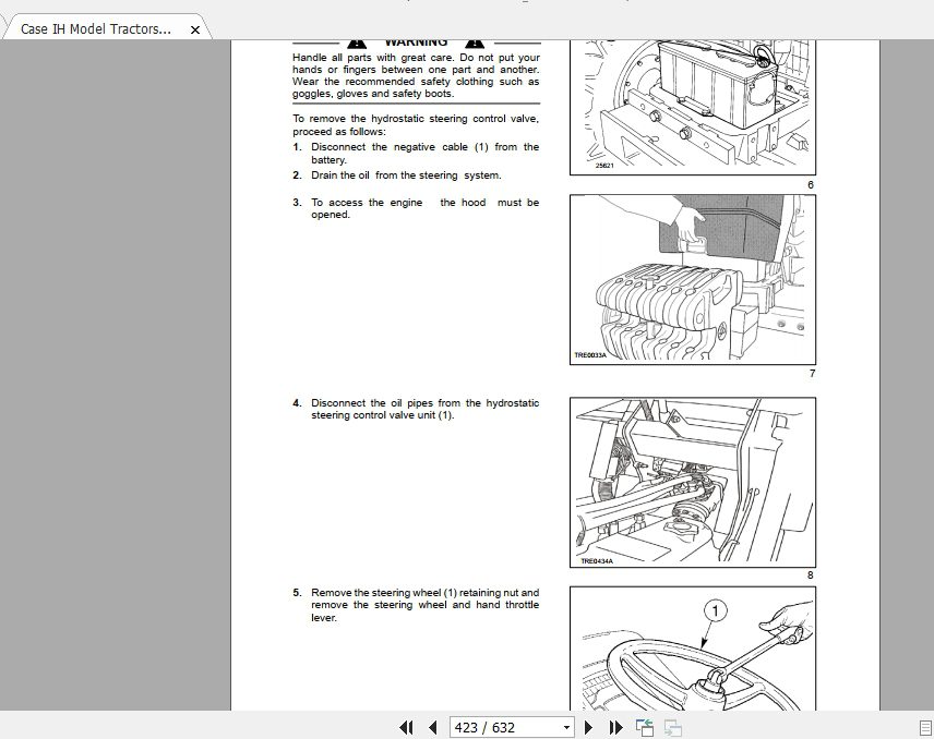Case IH Model Tractors JX60 JX70 JX80 JX90 JX95 Service Manual 4