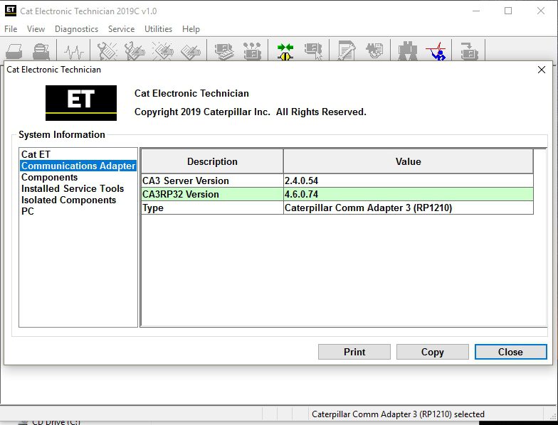 Caterpillar ET Electronic Technician 2019C v10 5