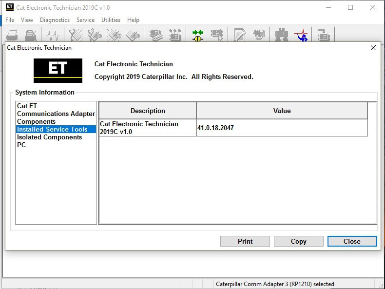 Caterpillar ET Electronic Technician 2019C v10 7