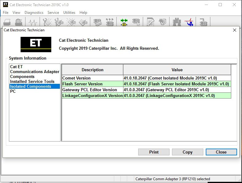 Caterpillar ET Electronic Technician 2019C v10 8