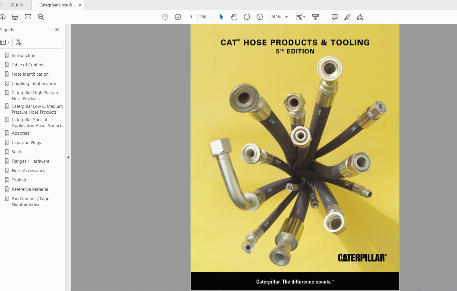 Caterpillar Hose Coupling 5TH Edition 1