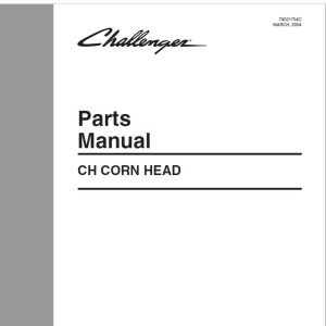 Challenger Corn Head Parts Manual 1