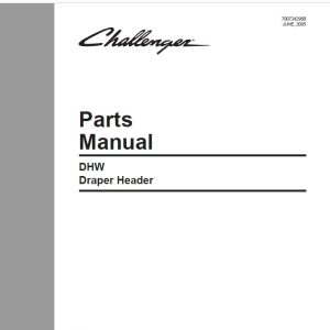 Challenger DHW Draper Header Parts Manual 1