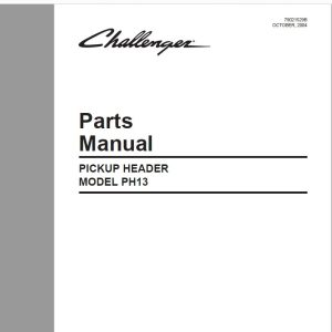 Challenger PH13 Pickup Header Parts Manual 1