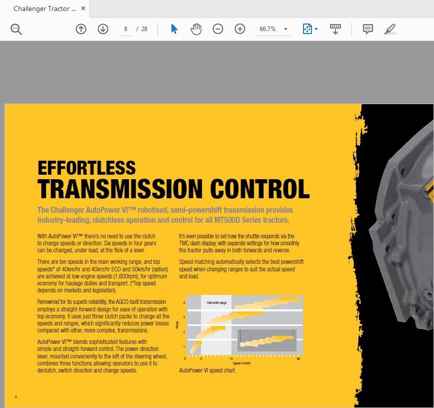 Challenger Tractor MT500d Operators Manual 3