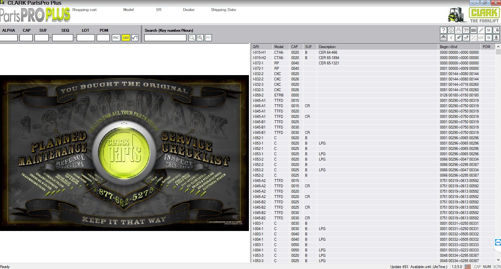 Clark ForkLift Parts Pro Plus v493 112019 2 1