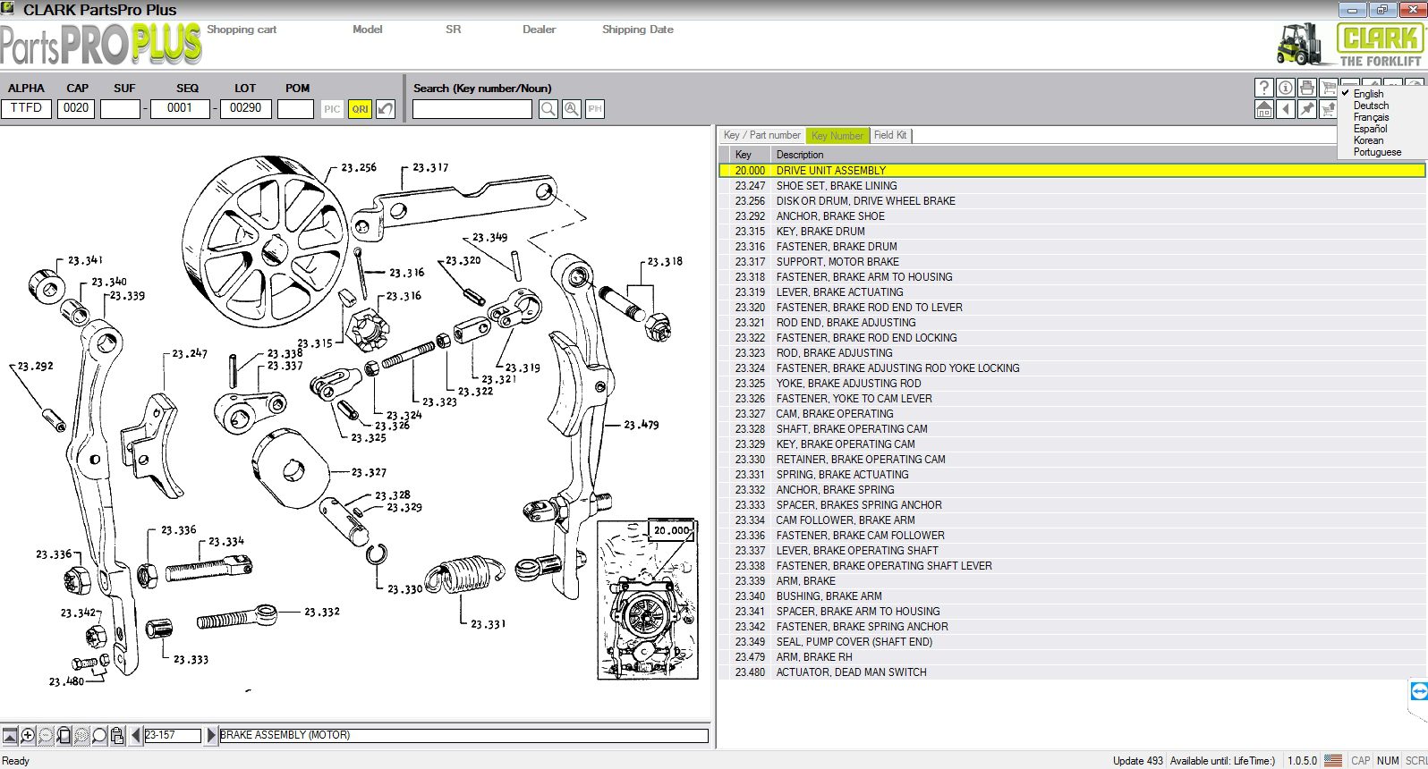 Clark ForkLift Parts Pro Plus v493 112019 7