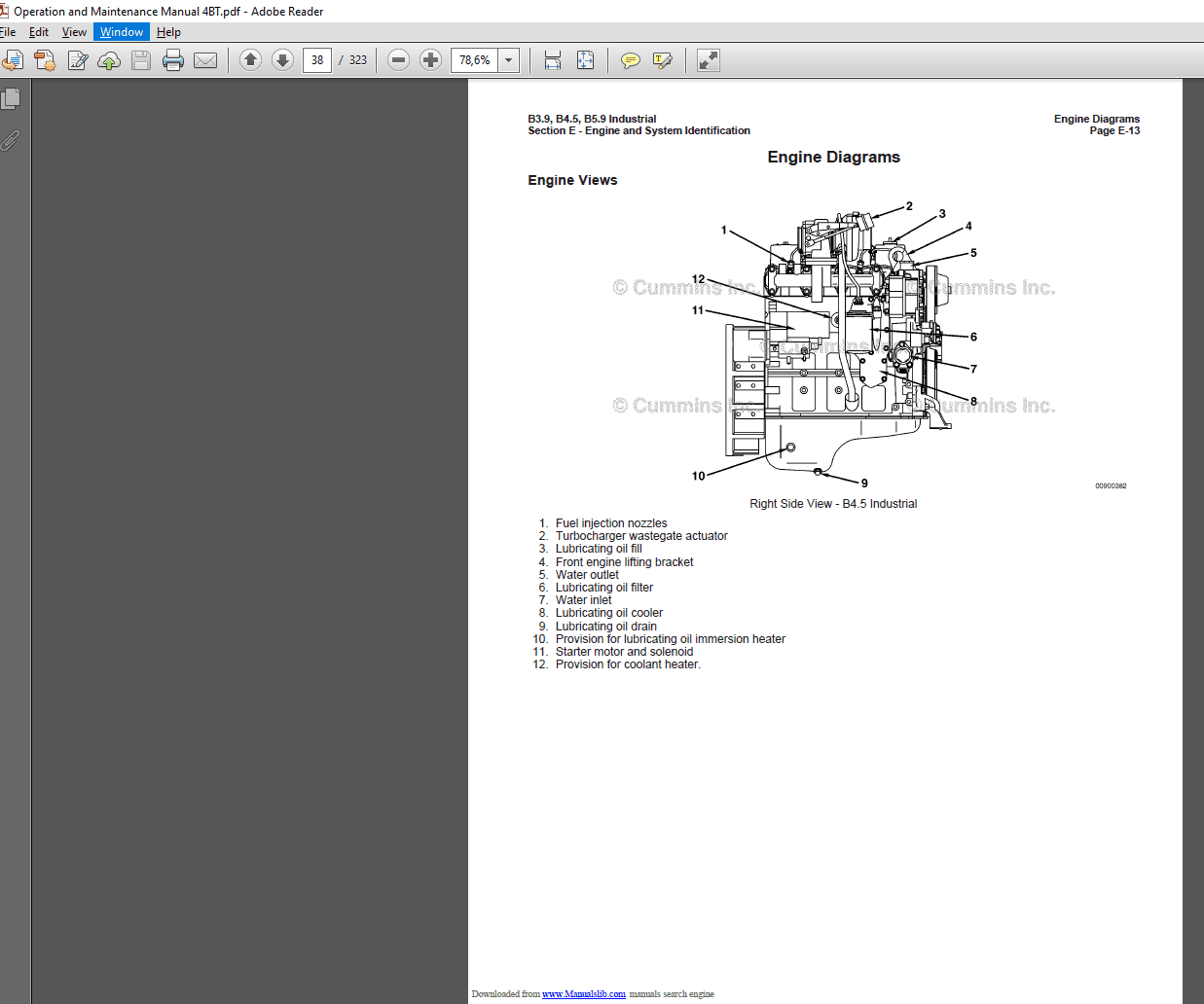 Cummins B39B45B59 Series Engine 4021389 Operation Maintenance Manual 2