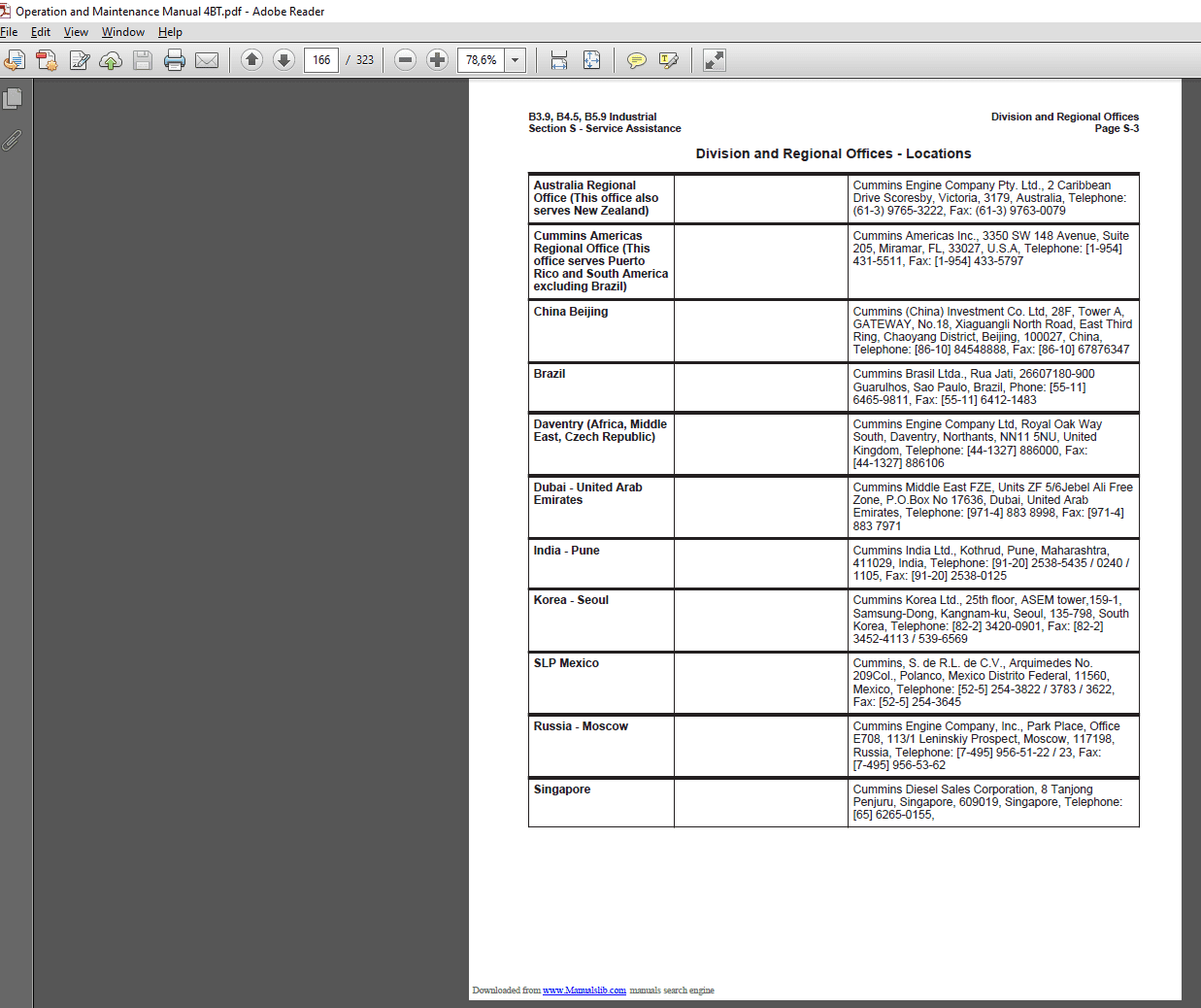 Cummins B39B45B59 Series Engine 4021389 Operation Maintenance Manual 4