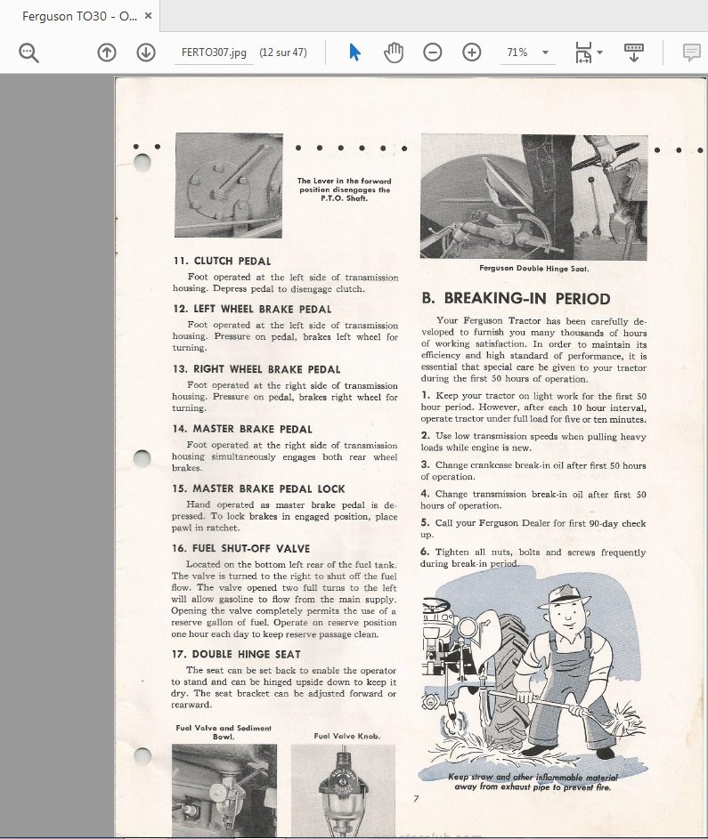 Ferguson TO30   Owners Manual 4