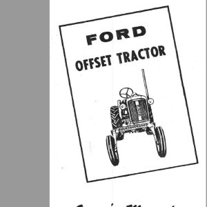 Ford Offset Tractor 2000 Owners Manual 1