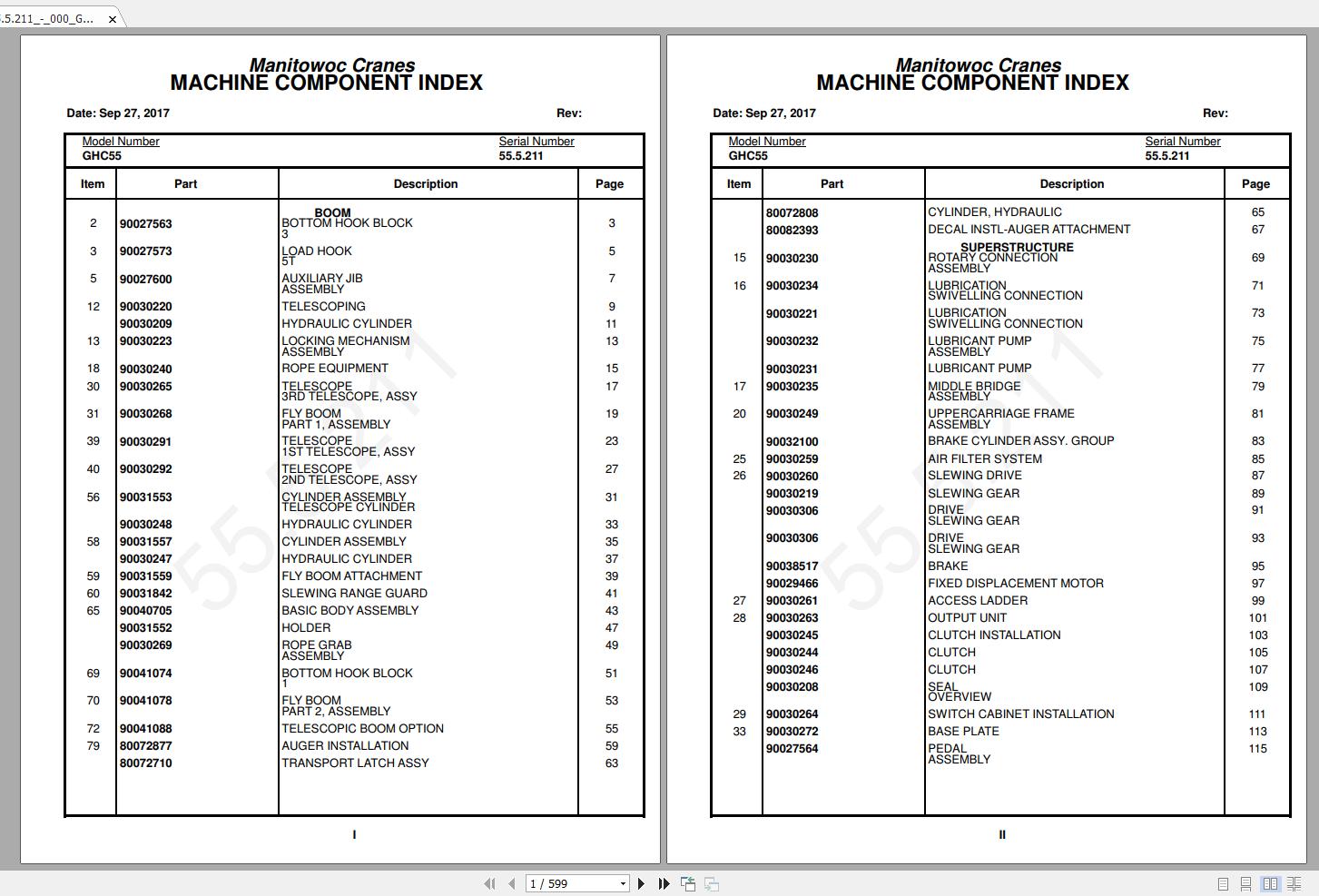 Grove Crawler Cranes Service Manual CD5