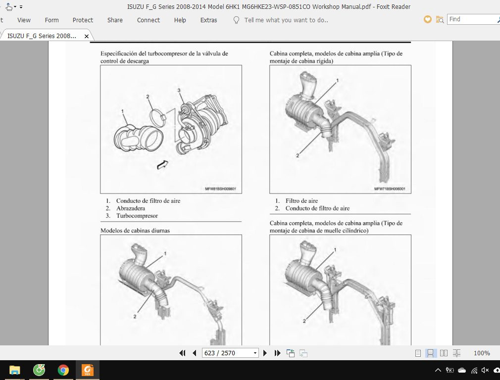 ISUZU FG Series 2008 2014 Model 6HK1 MG6HKE23 WSP 0851CO Workshop Manual 2