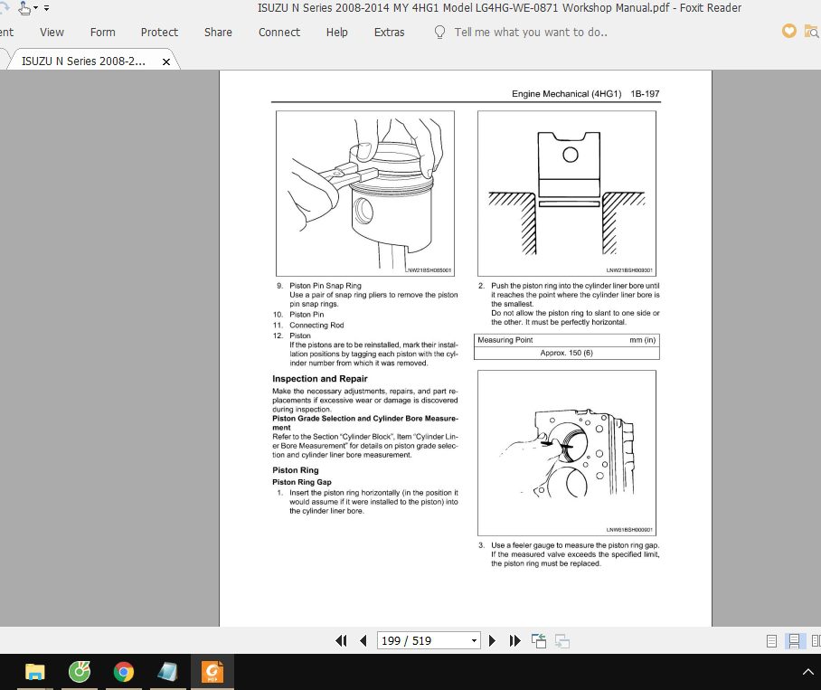 ISUZU N Series 2008 2014 MY 4HG1 Model LG4HG WE 0871 Workshop Manual 2