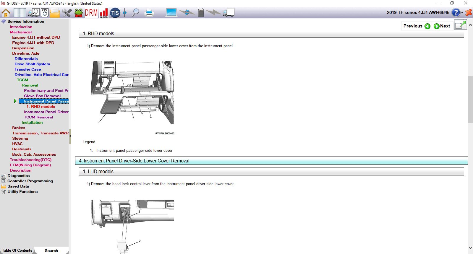 Isuzu G IDSS Diagnostic Service System 1120195