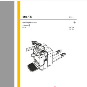 Jungheinrich ERE 120 51222183 Service Manual 1