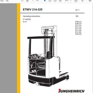 Jungheinrich ETMV 21451198768 Service Manual 1