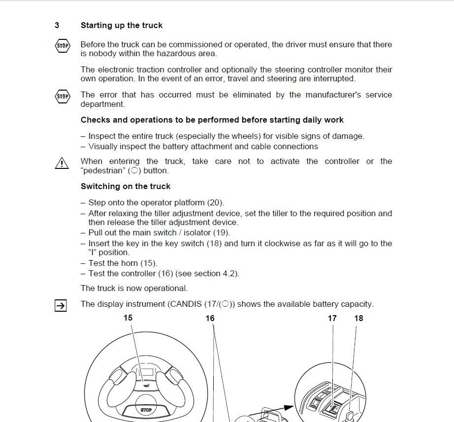 Jungheinrich EZS 330350 XL 50468397 Operating Instructions Manual 3